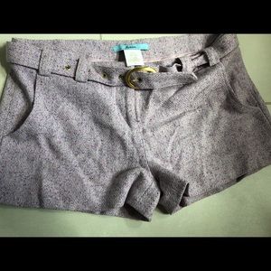 Marciano lilac tweed shorts